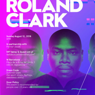 Roland Clark @ W Hotel, Barcelona (Spain) on August 12th, 2018