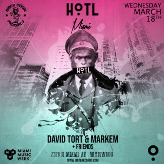 David Tort for HoTL Records label event @ Back Door Monkey, Wynwood/Miami (USA) on March 18th, 2020 – WMC event 2020