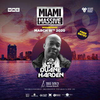Duane Harden @ Nikki Beach, Miami South Beach (USA) on March 18th, 2020