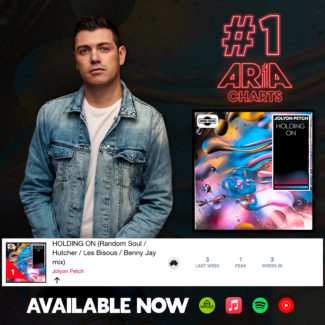 HOLDING ON number 1 in Aria Charts