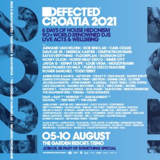 Bob Sinclar for Defected Festival, Tisno (Croatia) on August 07th, 2021