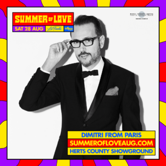 Dimitri From Paris for Summer Festival @ Hertfordshire County Showground, Hertfordshire (UK) on August 28th, 2021