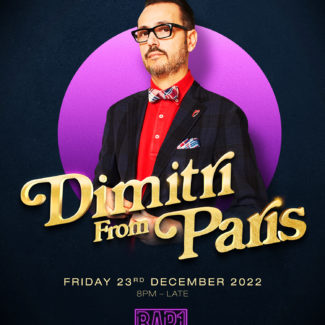Dimitri From Paris @ Bar One, Perth (Australia) on December 23rd, 2022