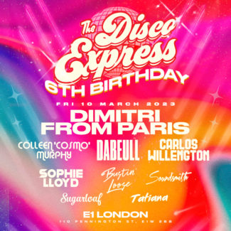 Dimitri From Paris @ E1, London (UK) on March 10th, 2023